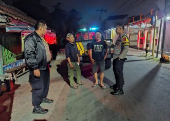 Polsek Kebonpedes Lakukan Himbauan Penggunaan Listrik Yang Dapat Menimbulkan Kebakaran