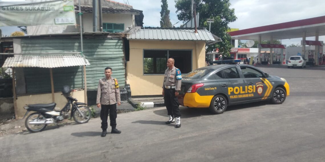 Polsek Citamiang Tingkatkan Patroli Strong Point Antisipasi Gangguan Kamtibmas Di Siang Hari