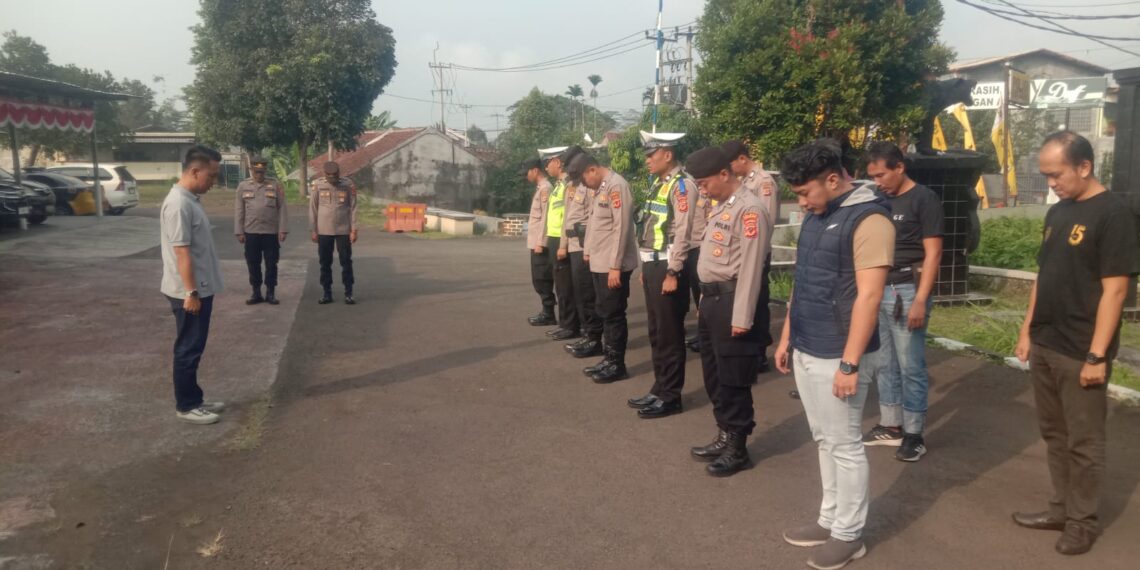 Polsek Warudoyong Gelar Apel Pagi Sebagai Bentuk Kedisiplinan.