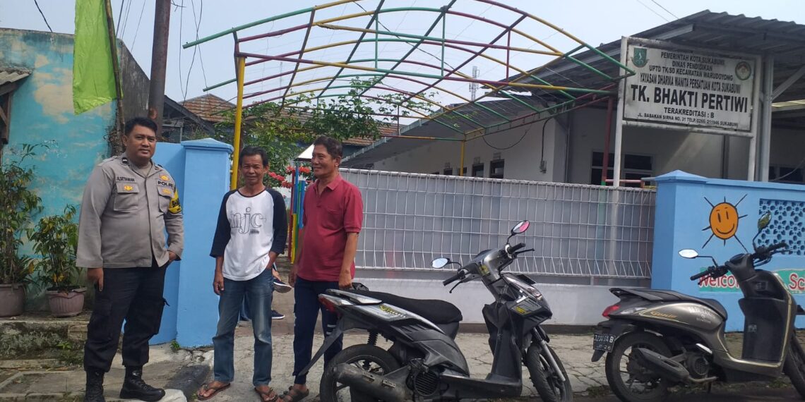 Sambangi Warga Polisi di Kota Sukabumi Sampaikan Imbauan Kamtibmas
