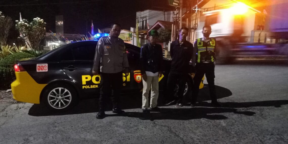 Patroli Strong Point Malam Hari Wujudkan Situasi Kamtibmas Yang Aman Dan Kondusif