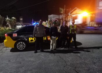 Patroli Strong Point Malam Hari Wujudkan Situasi Kamtibmas Yang Aman Dan Kondusif