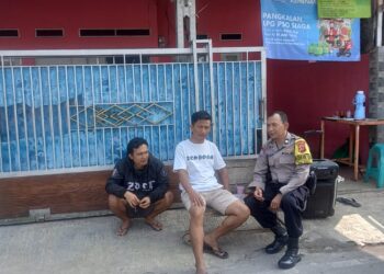 Hadir ditengah masyarakat. Bhabinkamtibmas jalin dan tingkatkan Harkamtibmas