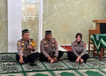 Kapolsek Citamiang Silaturahmi bersama Warga Persyarikatan Muhammadiyah dan Aisyiyah Kota Sukabumi.