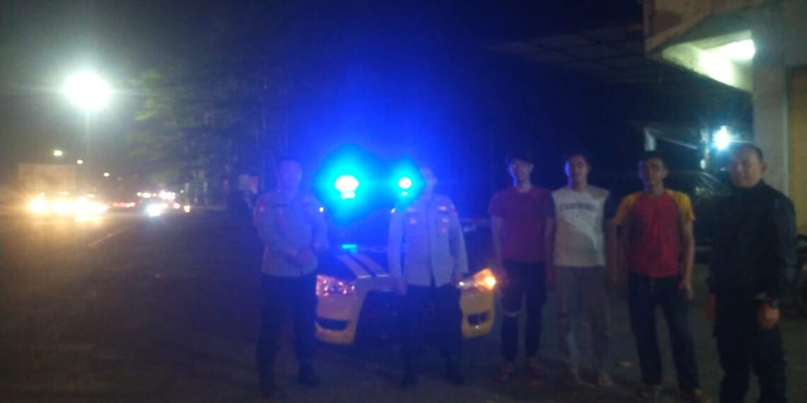 Menekan aksi Balapan liar, Polsek Baros tingkatkan Patroli malam