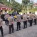 Apel Pagi dan pengecekan kelengkapan personil polsek kadudampit sebagai bentuk kedisiplinan dan kesiapsiagaan Polsek Kadudampit