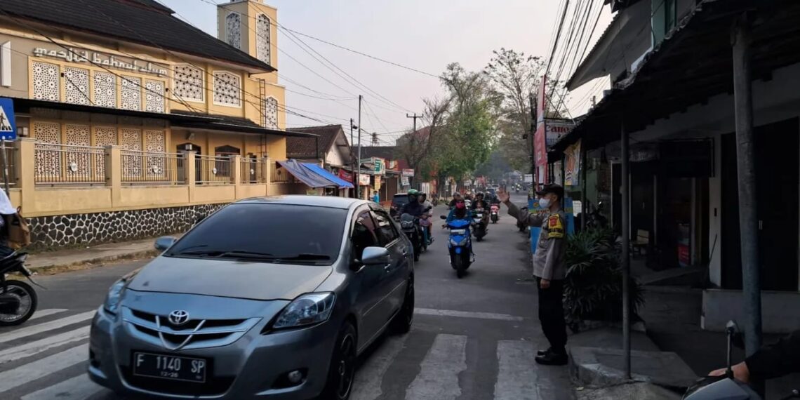Gatur Pagi Hari, Polsek Citamiang Sebagai Bentuk Pelayanan Kepada Masyarakat