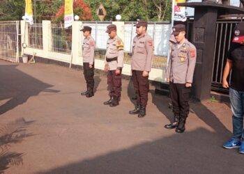Polsek Citamiang Gelar Apel Pagi Sebagai Bentuk Kedisiplinan.