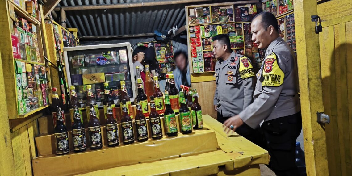 Cipta Kondisi, Polsek Baros Gelar Operasi Minuman Keras (Miras) tekan angka kriminalitas