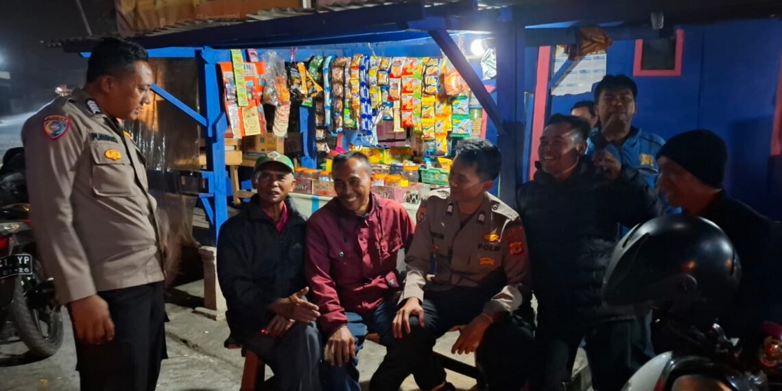 Patroli Strong Point Malam Hari Wujudkan Situasi Kamtibmas Yang Aman Dan Kondusif