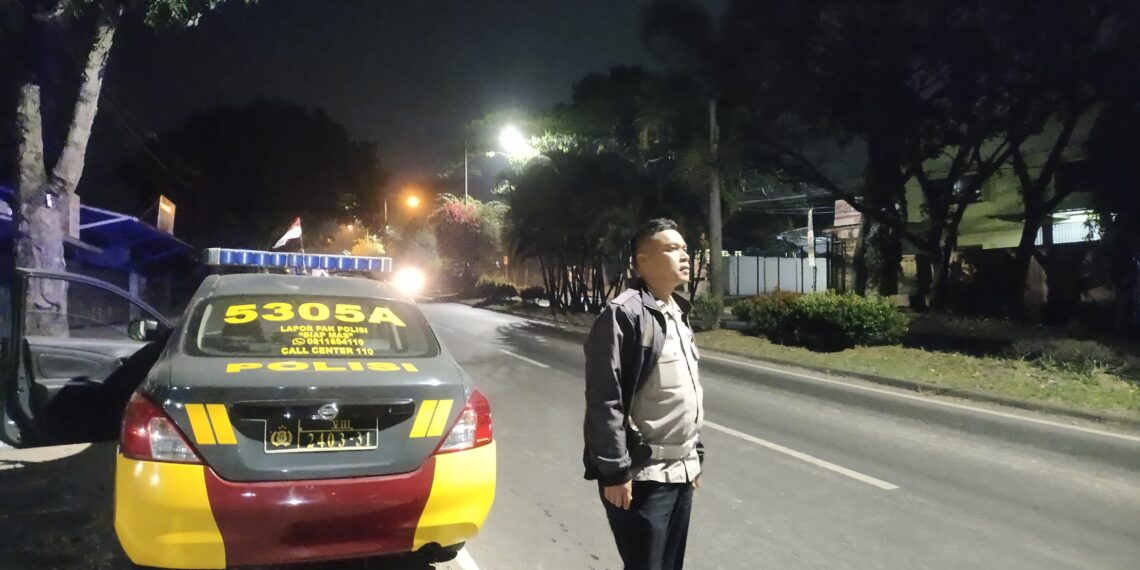 Polsek Baros Efektifkan Patroli Dini hari Antisipasi Gangguan Kamtibmas,