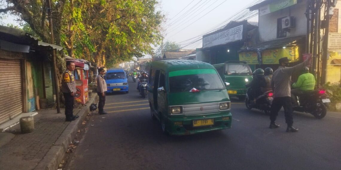 Gatur Pagi Hari, Polsek Citamiang Sebagai Bentuk Pelayanan Kepada Masyarakat