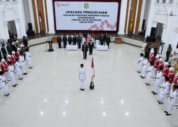 Jelang HUT RI ke-79, PJ. Wali Kota Sukabumi Kukuhkan 32 Anggota Paskibraka