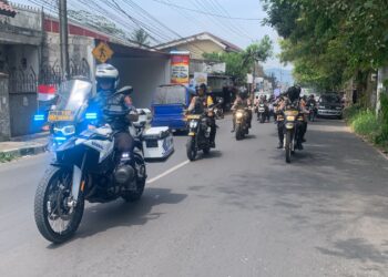 Beri Rasa Aman, Satgas OMP Lodaya Polres Sukabumi Kota Gencarkan Patroli