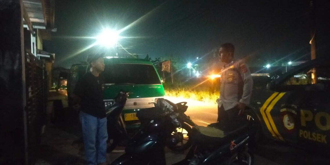 Wujudkan keselamatan warga, Polsek Baros tingkatkan patroli malam