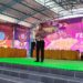Festival dan kreasi pencak silat SMP N 14 kota sukabumi, Panit I lantas polsek Baros laksanakan himbauan kamtibmas