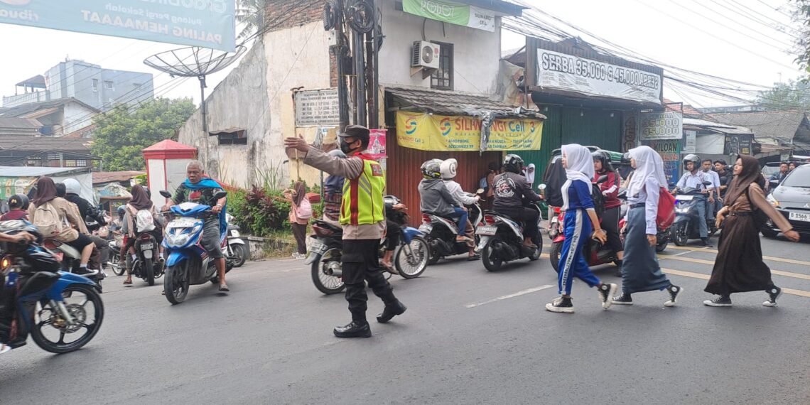 Gatur Pagi Hari, Polsek Citamiang Sebagai Bentuk Pelayanan Kepada Masyarakat