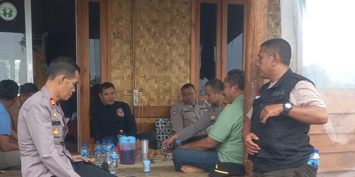 Kapolsek Sukabumi Dialogis Dengan Tokoh masyarakat untuk Jaga Kamtibmas