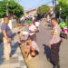 Bersama warga Bhabinkamtibmas Polsek Cisaat laksanakan Jumsih