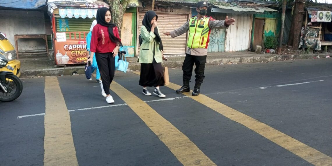 Gatur Pagi Hari, Polsek Citamiang Sebagai Bentuk Pelayanan Kepada Masyarakat