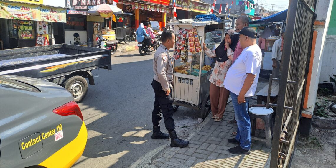 Guna Ciptakan Keamanan dan Kondusif, Kapolsek Citamiang Patroli Dialogis