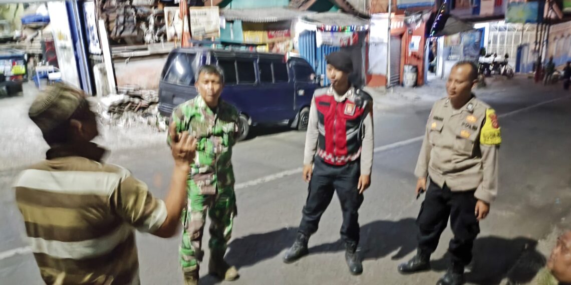 Sinegritas TNI-Polri Sambang warga pangkalan sampaikan pesan kamtibmas