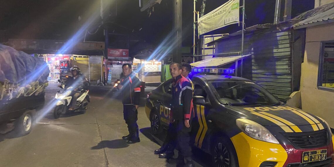 Polsek Citamiang Tingkatkan Patroli Strong Point Antisipasi Gangguan Kamtibmas Di Malam Hari