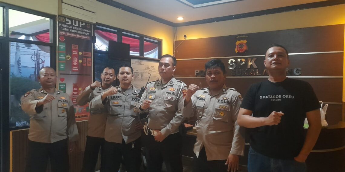 PIKET JAGA MAKO POLSEK SUKALARANG, SELALU SIAGA DI MALAM HARI