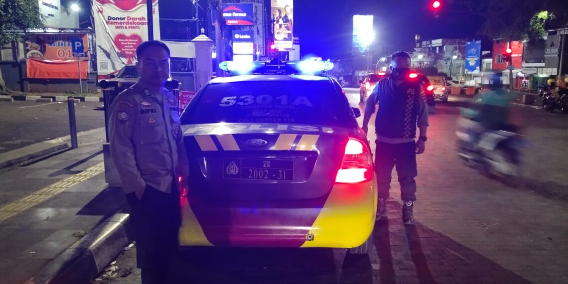 Unit Samapta Polsek Cikole Laksanakan Patroli Malam Antisipasi Terjadinya Gukamtibmas