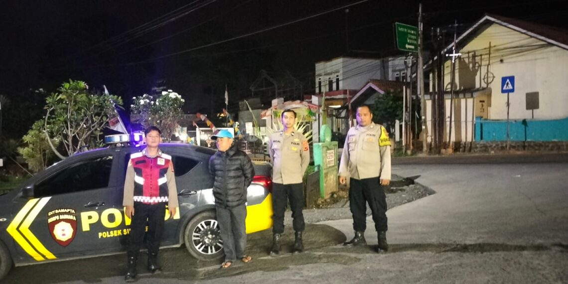 Patroli Strong Point Malam Hari Wujudkan Situasi Kamtibmas Yang Aman Dan Kondusif