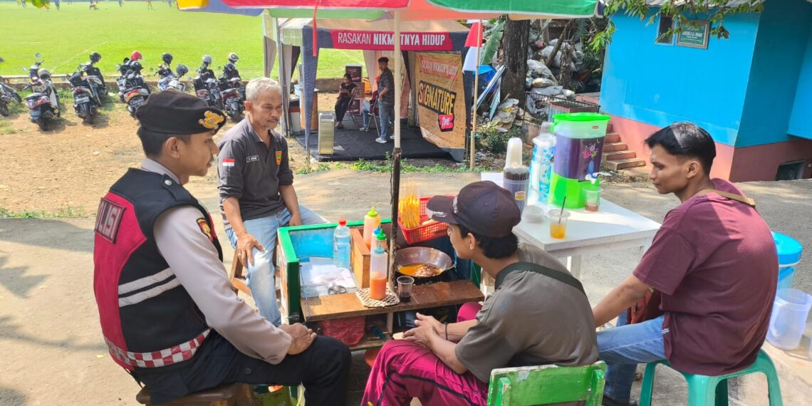 Kenali Warganya, Polsek Baros Efektifkan Sambang Sebarkan Pesan Kamtibmas