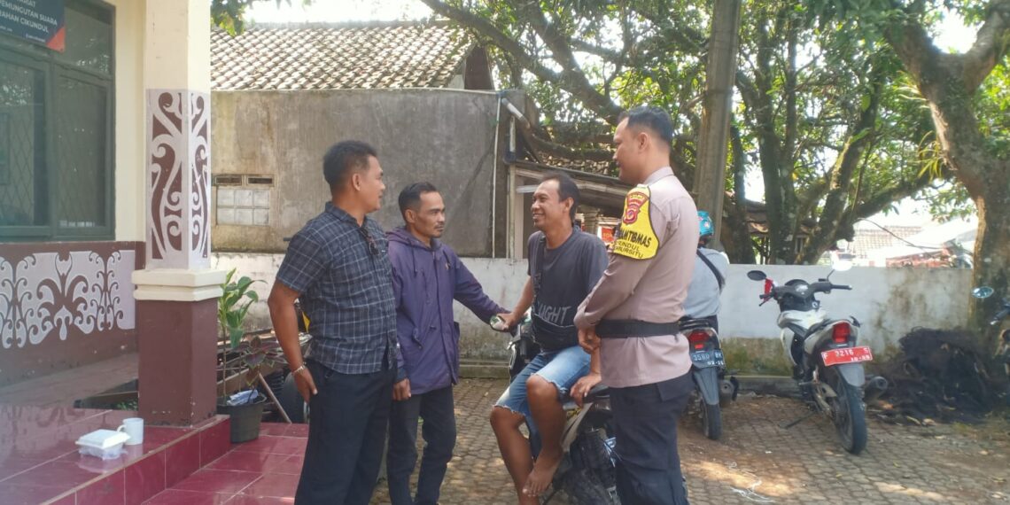Bhabinkamtibmas Kelurahan Cikundul gencar Sambangi Tokoh Masyarakat