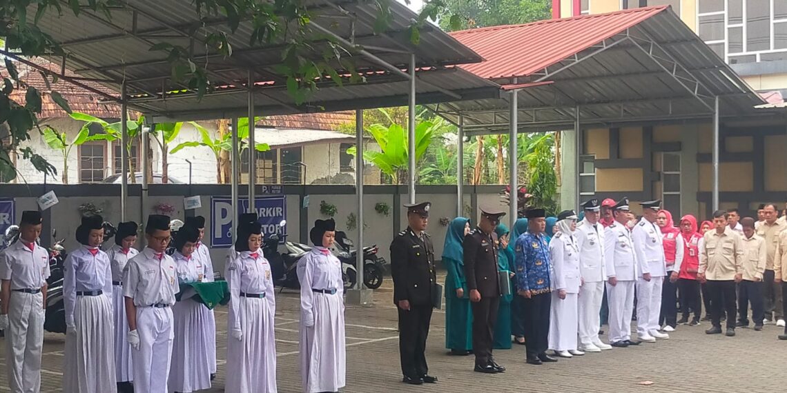 Kapolsek Baros Sukabumi Hadiri Upacara Peringatan Hari Kemerdekaan RI ke-79