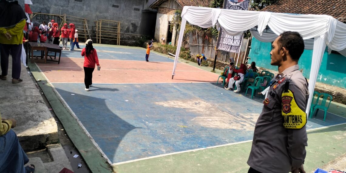 Bhabinkamtibmas Jayaraksa berpartisipasi sukseskan HUT Bhayangkara Ke-79