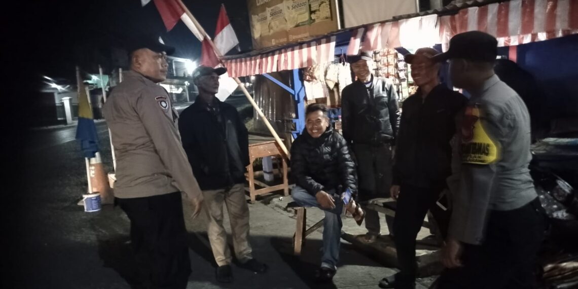 Patroli Strong Point Malam Hari Wujudkan Situasi Kamtibmas Yang Aman Dan Kondusif