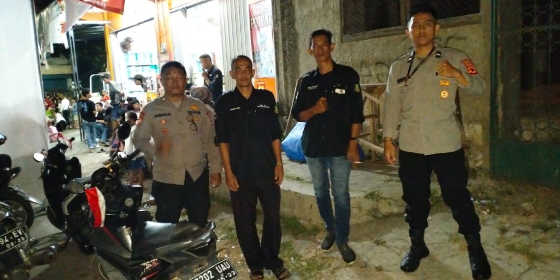 Intensifkan patroli malam hari. Polsek baros pastikan masyarakat kondusif