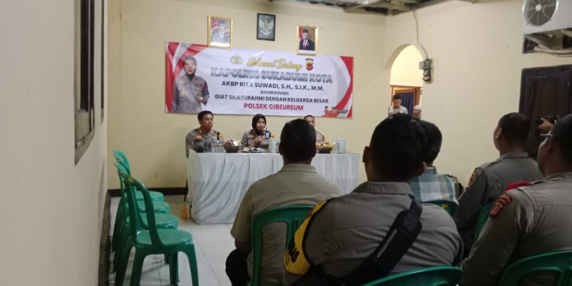 Kunjungan Kerja Kapolres Sukabumi Kota ke Polsek Cibeureum  Polres Sukabumi Kota
