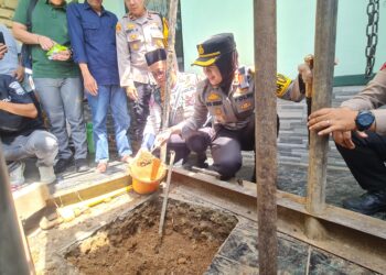 Jelang Hari Lalu lintas ke-69, Polres Sukabumi Kota Bangun Sumur Bor Untuk Warga