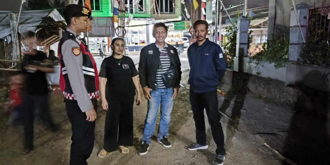 Hiburan di Kp. Cipeujeuh, Polsek Baros berikan pengamanan