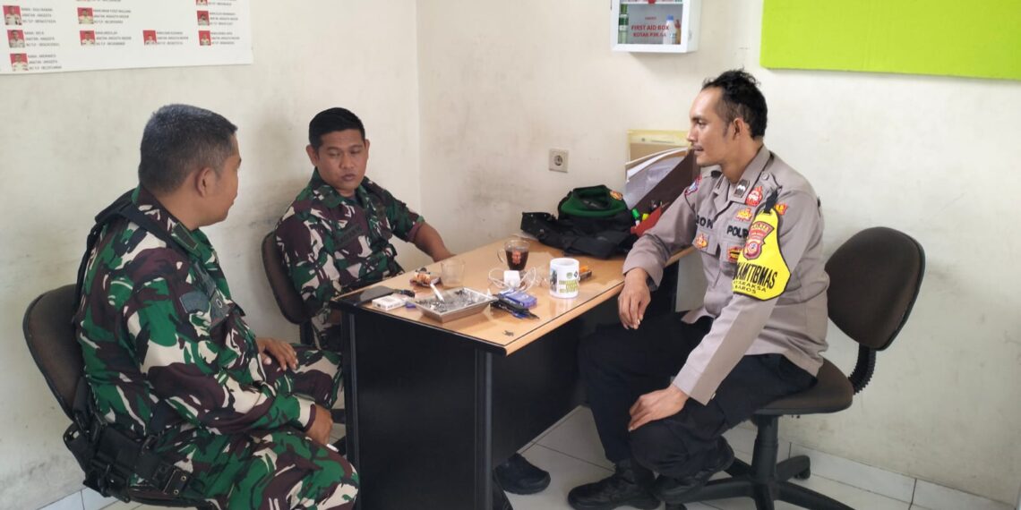 Sinergitas TNI – Polri cooling system ciptakan kondusifitas lingkungan warga