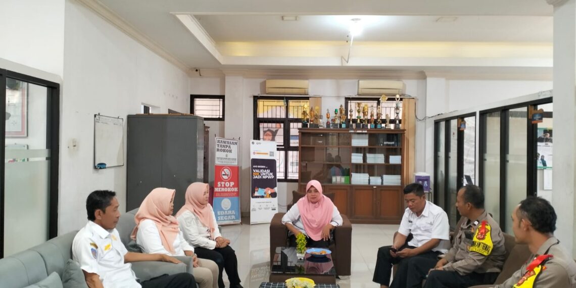 Cooling system, Bhabinkamtibmas polsek baros tingkatkan Harkamtibmas bersama Camat baros