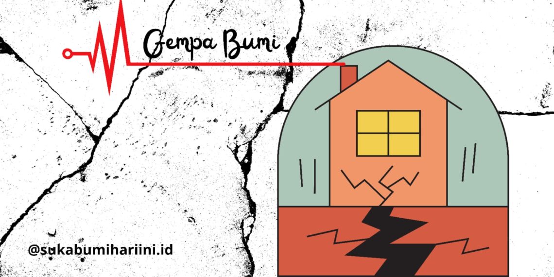 Dua Kali Gempa Bumi, Sebuah Rumah di Sukabumi Rusak Parah