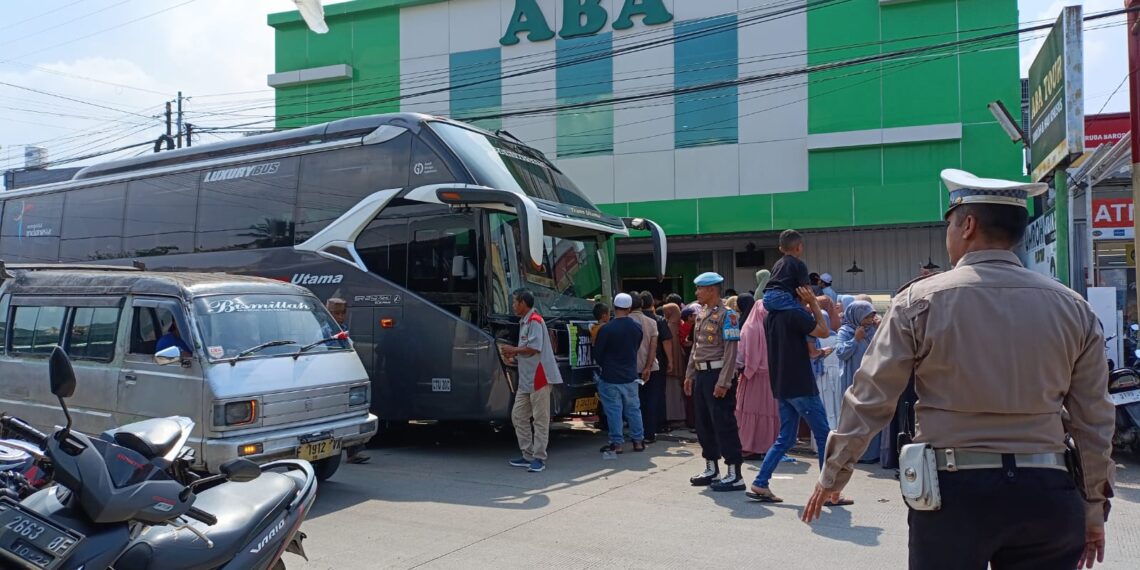 jemaah  Umroh PT. Abba Toure, Polsek Baros laksanakan pengamanan umroh