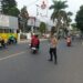 Polsek Gunungpuyuh rutin laksanakan Gatur Pagi, Agar Terciptanya Kamseltibcar Lantas dipagi hari diwilayah hukum Polsek Gunungpuyuh