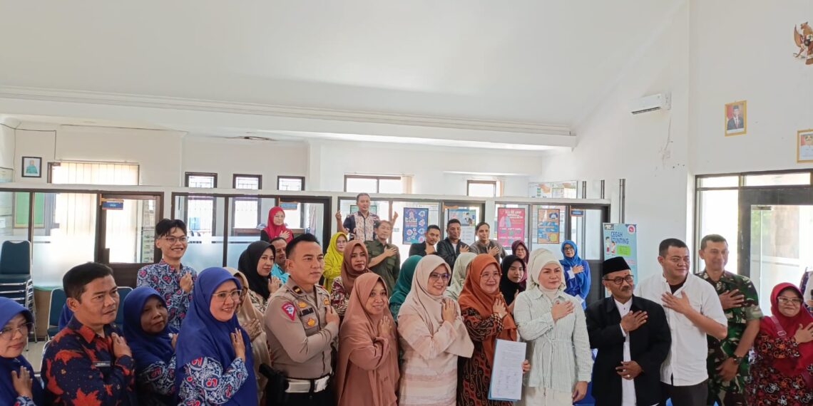 Kapolsek Baros hadiri Rapat  Koordinasi percepatan penurunan Stunting dan rembuk stunting tingkat kecamatan baros tahun 2024