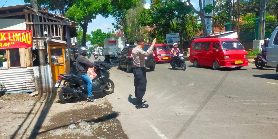 Polsek Cibeureum lakukan pengamanan Kompanye tertutup Cawagub no 1