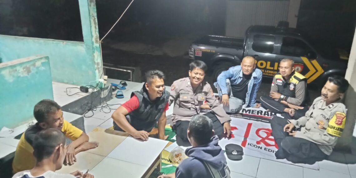 KRYD Patroli malam. Polsek Lembursitu berikan rasa aman kepada masyarakat dimalam hari
