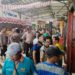 Diduga Konsleting Kios Perabotan di Palabuhan Ratu Terbakar. Pedagang Rugi Puluhan Juta
