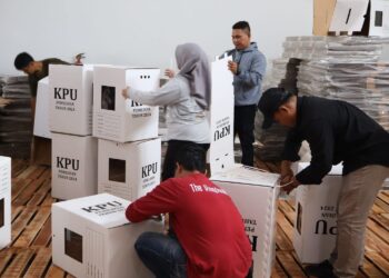 KPU Kota Sukabumi Temukan Belasan Kotak Suara Rusak
