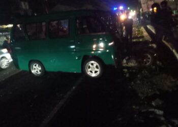 Kecelakaan di Jalan Sukabumi – Bogor Pengandara dan Penumpang Motor Dievakuasi ke Rumah Sakit Alami Luka Serius